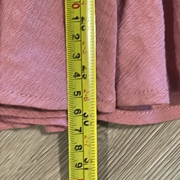 Torrid Women Peplum Top 3X Pink Tie Back Stretch Ruched Waist Short Sleeve - Picture 17 of 17